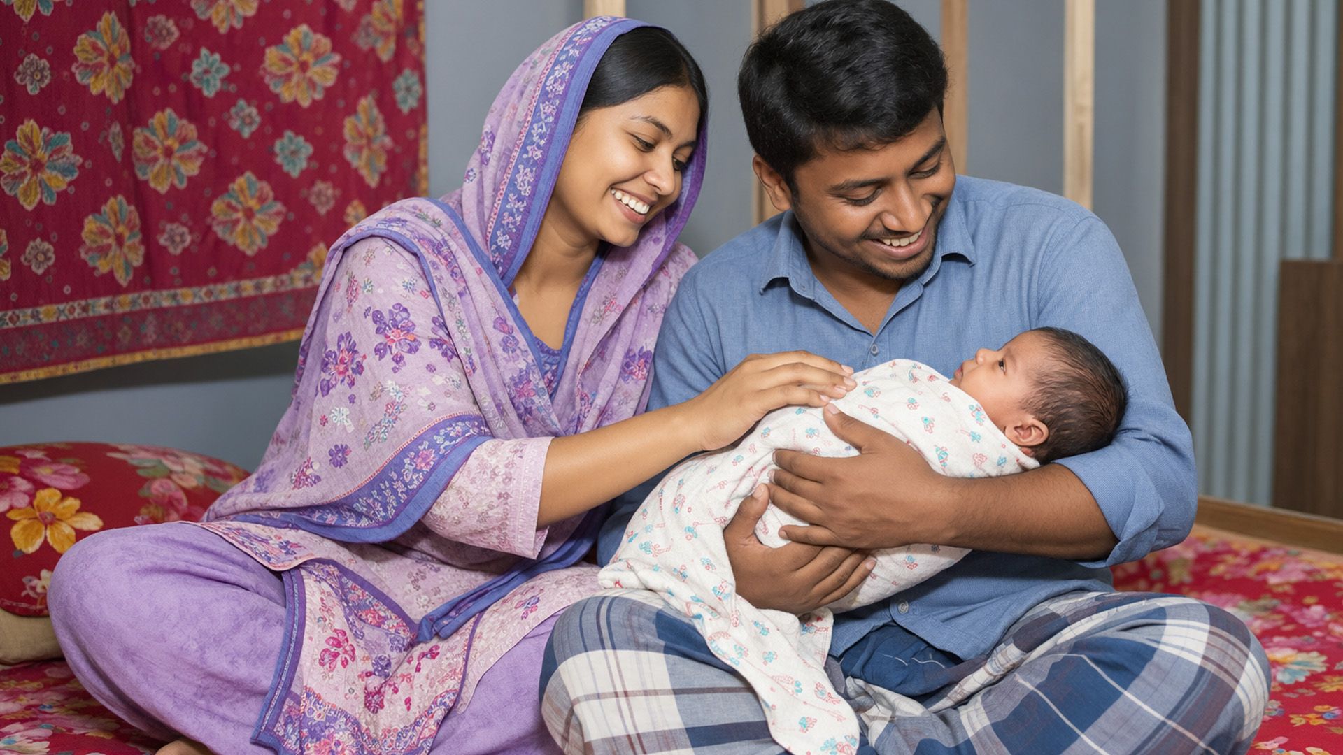 মায়ের পাশে পরিবার, শিশুর জন্য পুষ্টির শুরু